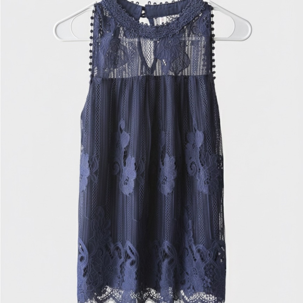 Xhilaration Navy Lace Dress